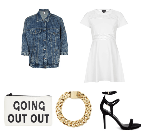 outfit with white dress