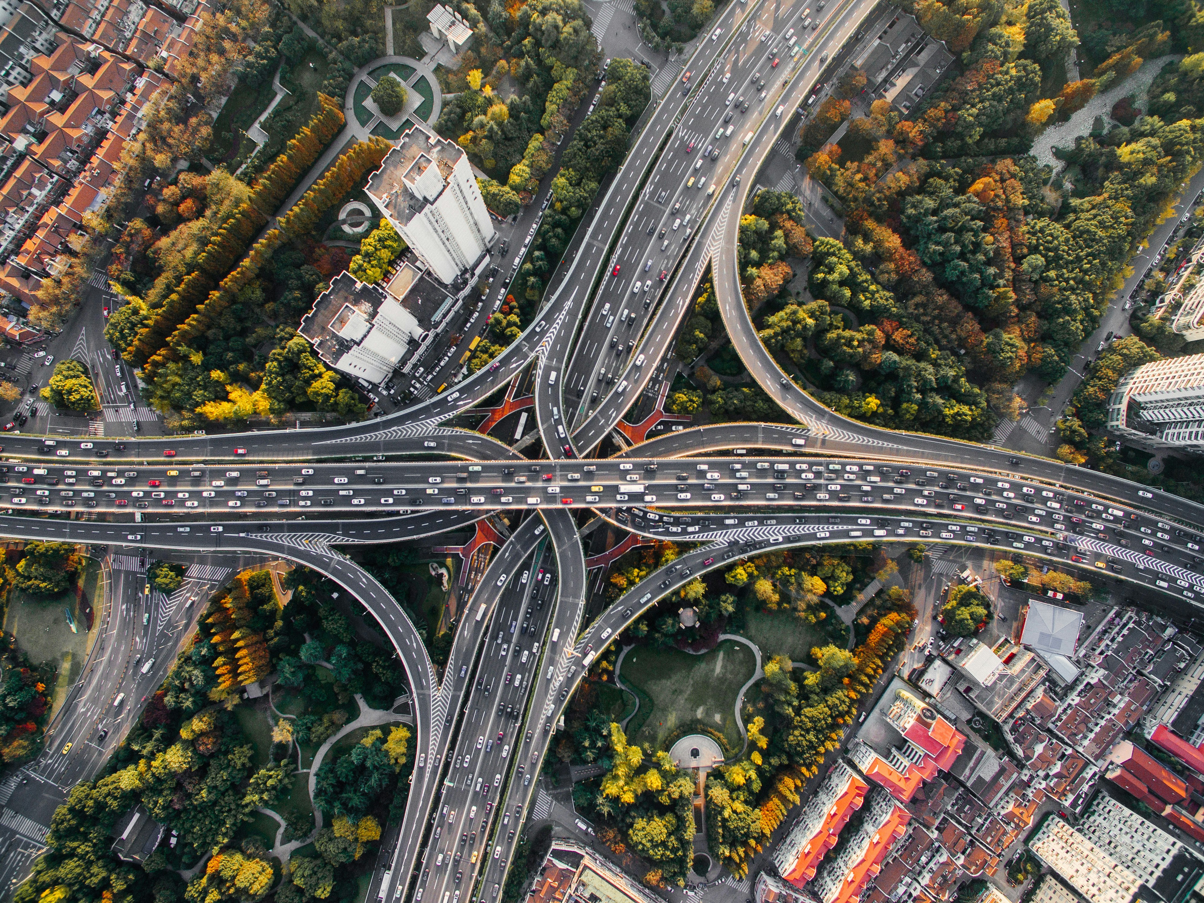 congested road